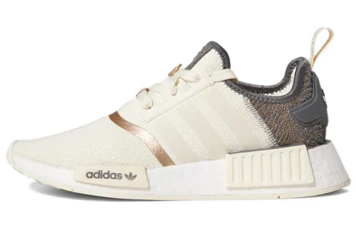 Adidas Originals NMD_R1 Abrasion Resistant Low top Sports Casual Shoes Women's Beige
