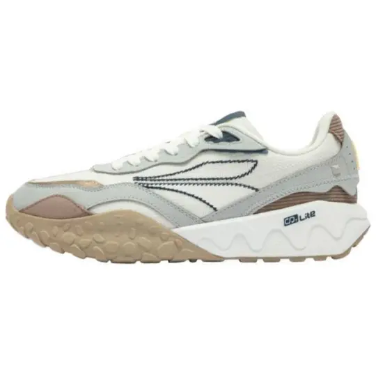 361° Crispy Cake 2 Slip Resistant Abrasion Resistant Low top Chunky Sneakers Men's White Gray