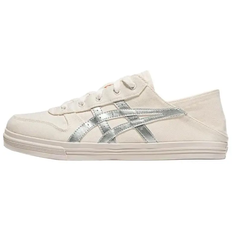 Asics Aaron Wear resistant And Lightweight Low top Casual Shoes Unisex Beige