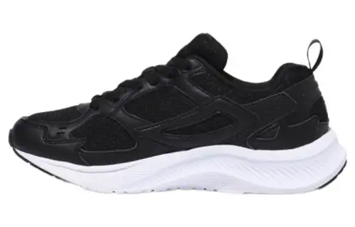 FILA Field Gauge Light Abrasion Resistant Low top Casual Shoes Unisex Black White Korean Style