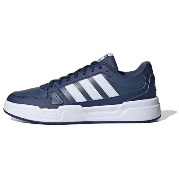 Adidas LITE BALLER Slip Resistant Abrasion Resistant Low top Casual Shoes Men's Blue White