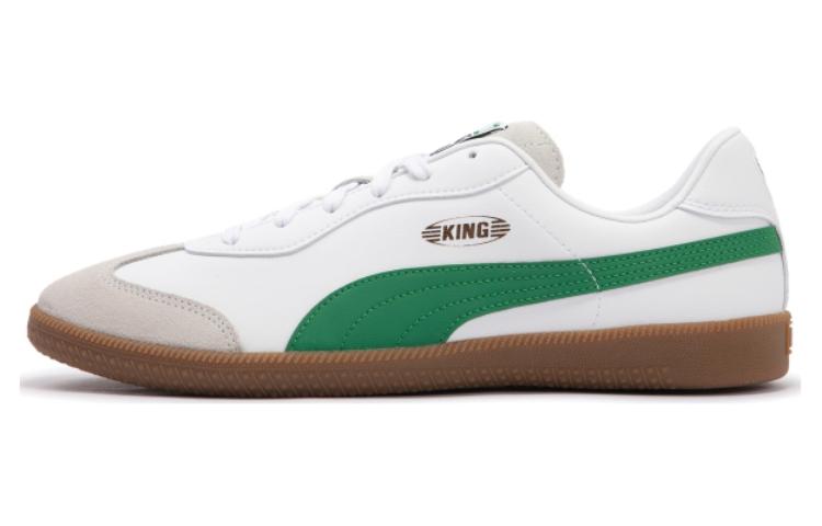 Мужские кроссовки PUMA PUMA King 21 IT (бело-зеленые)