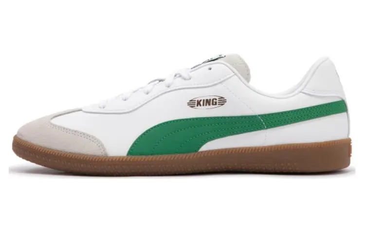 PUMA King 21 It Football Boots 'White Green Gum'