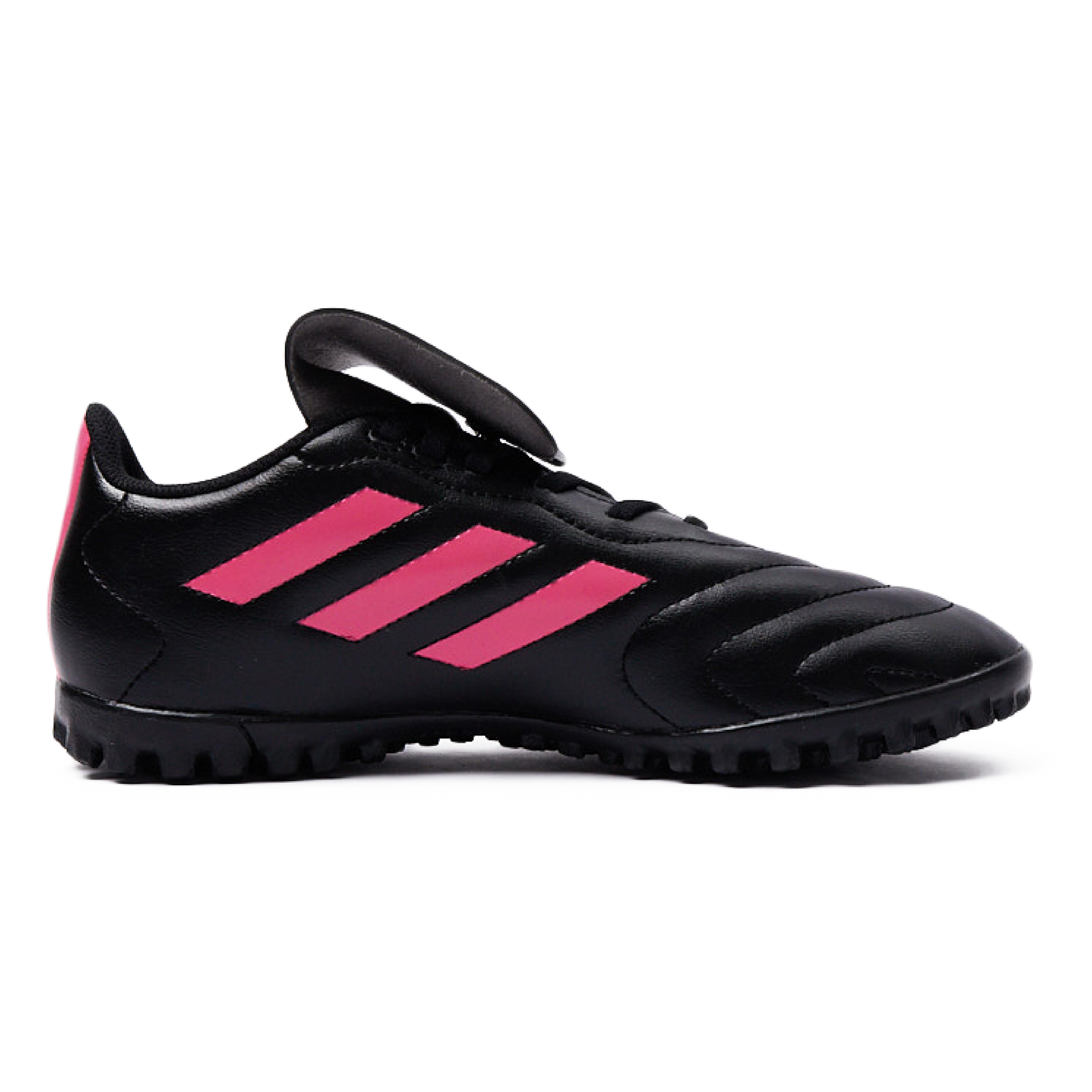 Adidas GOLETTO 8 TF Turf Abrasion Resistant Abrasion Resistant Soccer Shoes Unisex Black Pink