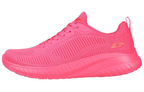Skechers Bobs Casual Shoes Women's Low Top Neon Pink