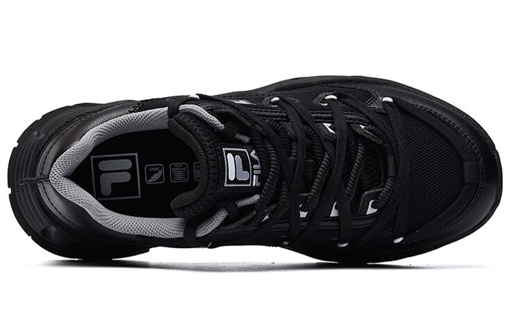 Женские кеды Fila FUSION STARFISH CANVAS (черные) — Чёрный — фото 4