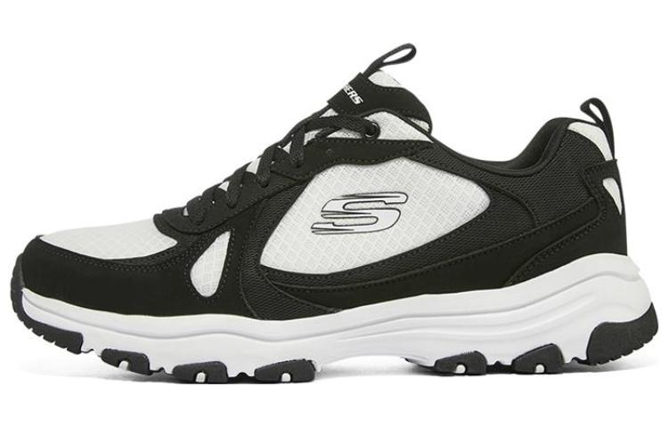 Skechers I Conik Cushioning Abrasion Resistant Breathable Low top Casual Shoes Men's Black White