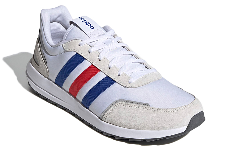 Мужские кроссовки adidas neo Retrorun (бело-красно-синие) — Белый / красный / синий — фото 3