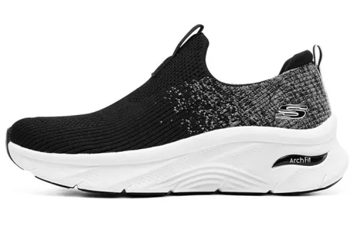 Skechers ARCH FIT D'LUX Mesh Low top Casual Shoes Women's Black Wide Fit