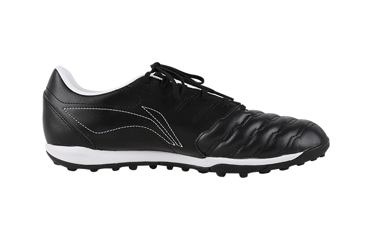Li Ning TF Turf Cushioning Slip Resistant Abrasion Resistant Soccer Shoes Men’s Black