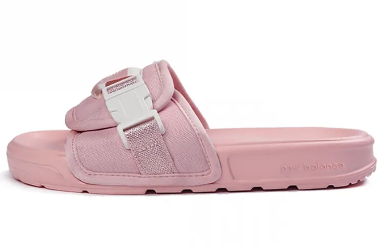 New Balance Comfortable Slide Slippers Unisex Cherry Blossom Pink