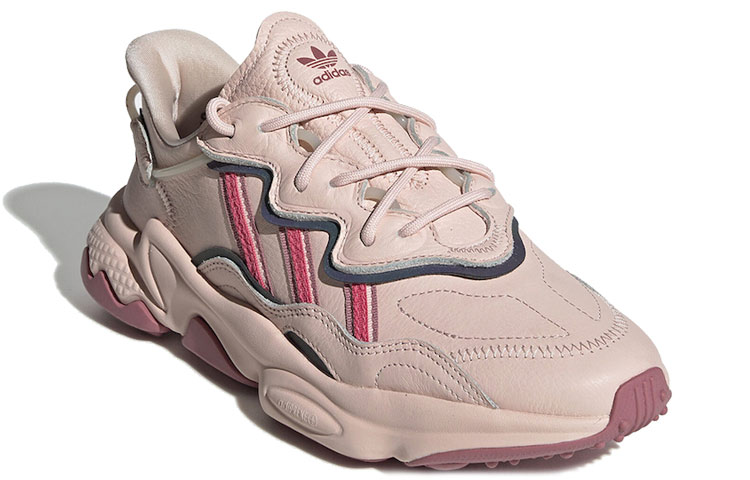 Женские кроссовки adidas Ozweego Icy Pink (серебристо-розовые) — фото 3