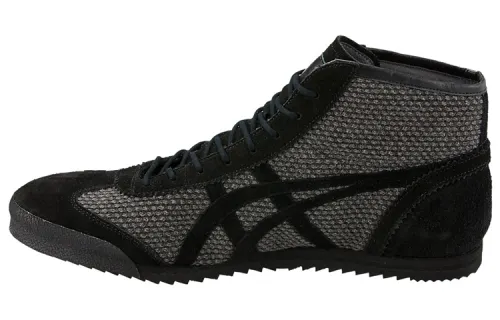 Onitsuka Tiger Mexico Mid Runner Casual Shoes Men's Mid Top Black