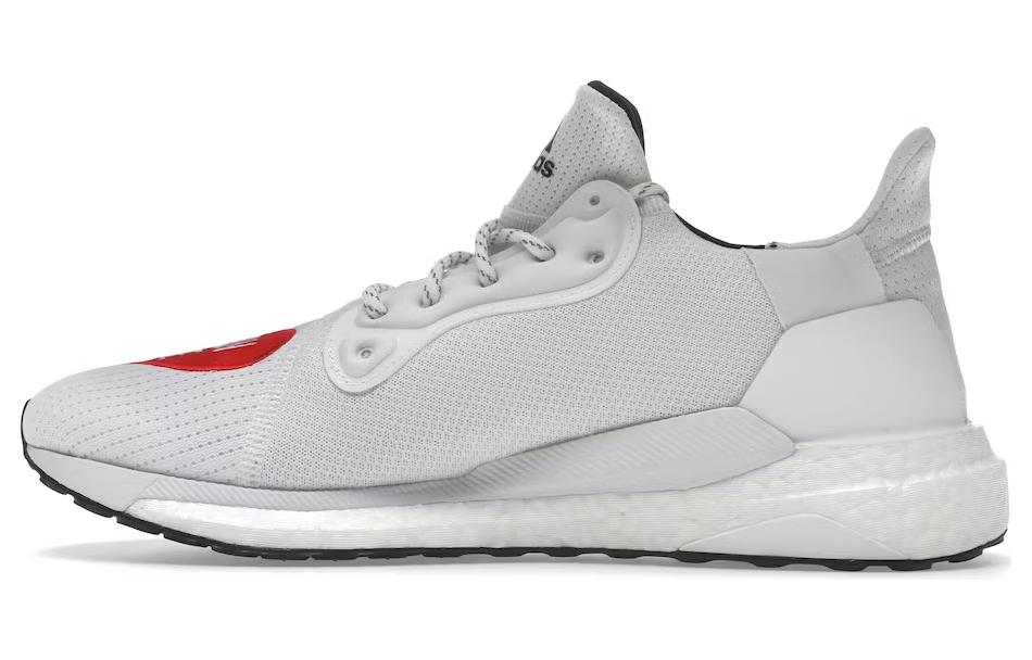Кроссовки Human Made HUMAN MADE x Pharrell x adidas originals Solar Hu Glide (красно-белые) — фото 1