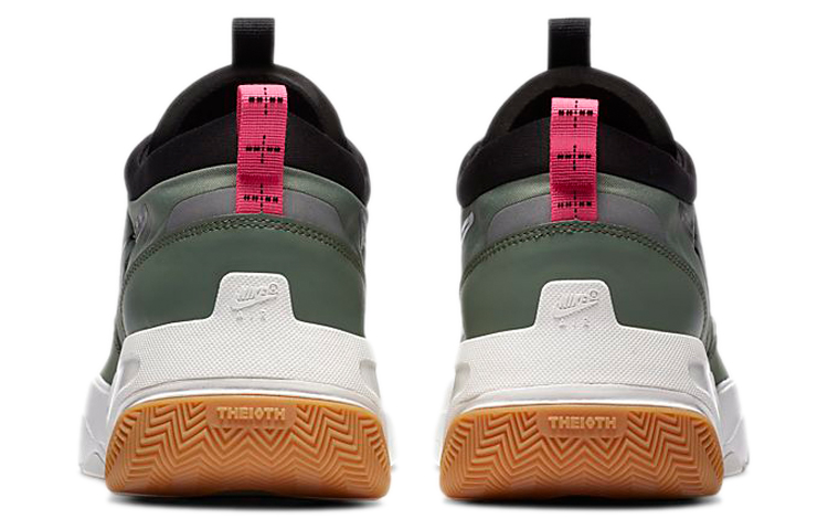 Мужские кроссовки Nike Skyve Max (зелено-белые) — фото 5