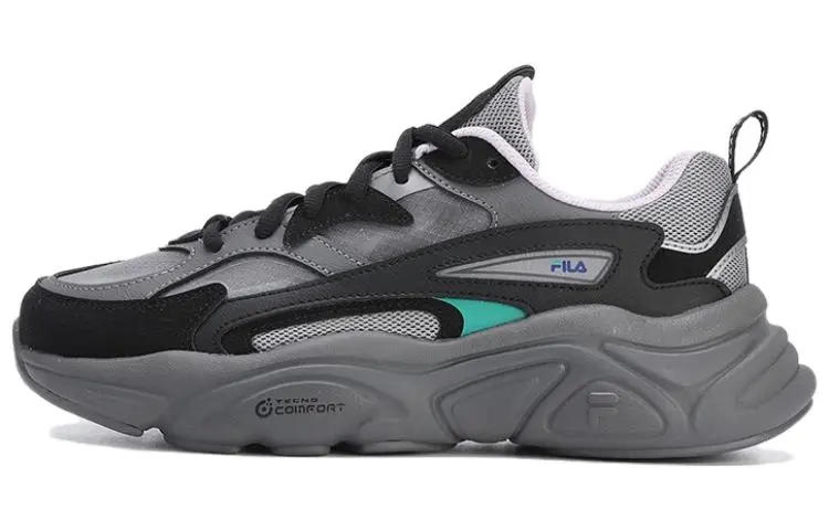 FILA Mars 1S Breathable Retro Sneakers 'Grey Black' Women's