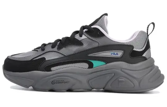FILA Mars 1S Breathable Retro Sneakers 'Grey Black' Women's