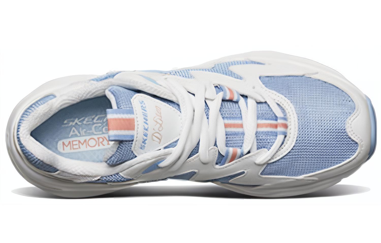 Женские кроссовки Skechers D'LITES AIRY (бело-синие) — фото 4
