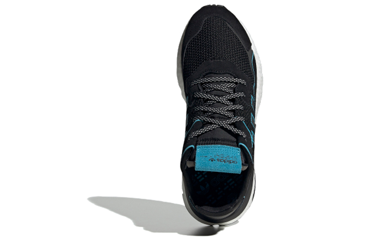 Кроссовки adidas originals Nite Jogger (черно-синие) — Чёрный / синий — фото 4