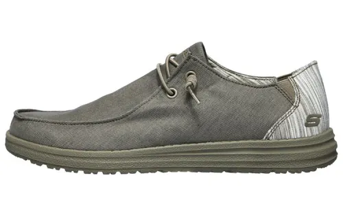 Skechers Relaxed Fit Casual Shoes Men's Low Top Gray