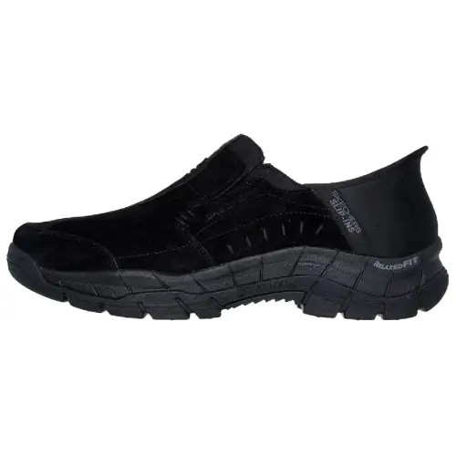 Skechers Relaxed Fit Abrasion Resistant Abrasion Resistant Low top Casual Shoes Men's Black