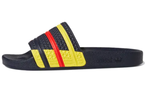 Adidas Adilette Slide 'Legend Ink Red Yellow'