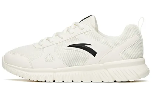 ANTA Casual Shoes Women's Low Top Ivory White/Black
