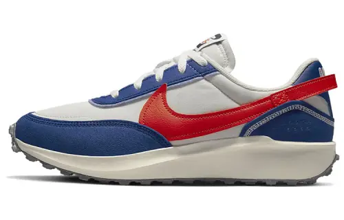 Nike Waffle Debut Swoosh Habanero Red Old Royal