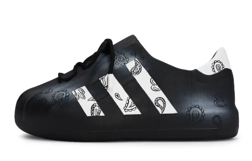 Adidas Originals AdiFOM Superstar Abrasion Resistant Low top Casual Shoes Unisex Black White