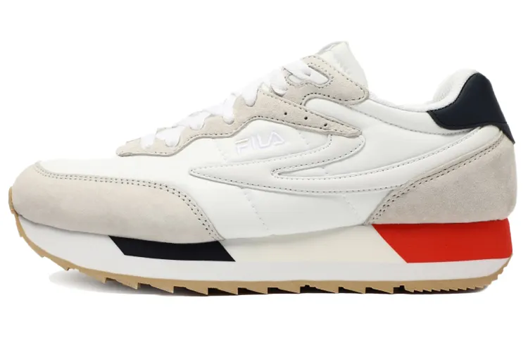 FILA Modulus Low Top Running Shoes White/Red/Grey
