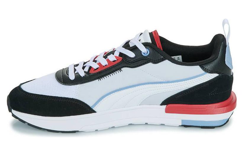 PUMA R22 Cushioning Abrasion Resistant Cushioning, Wear Resistant Low top Casual Shoes Men's Black White