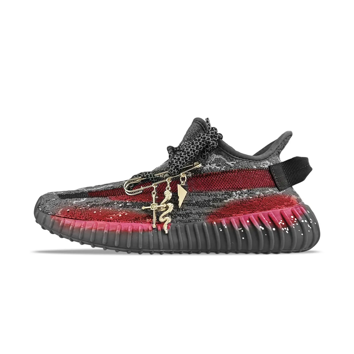 Adidas Originals Yeezy Boost 350 V2 BNK Marsh Red Low top Casual Shoes Unisex