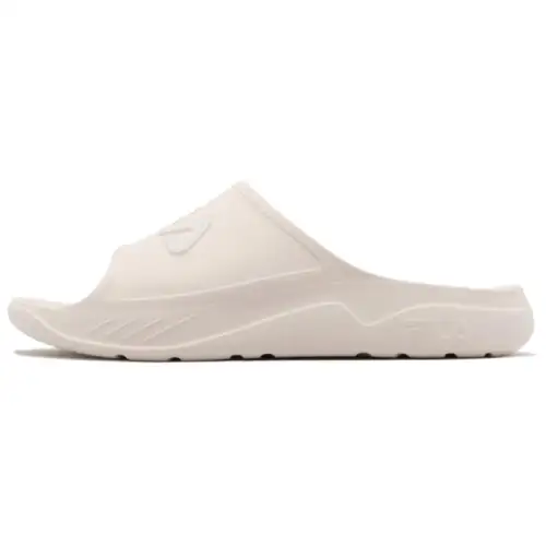 FILA Rubber Sole Slide Slippers Unisex White