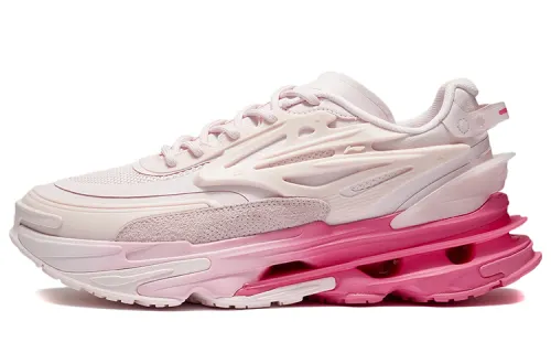LiNing CF Hiking Version 2 Anti-Slip And Wear-Resistant Lightweight Low-Top Casual Shoes Men's Light Rose Pink
