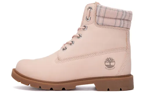 Timberland Lindon Woods 6 Inch Waterproof Boot 'Pink Nubuck And Printed Collar' Women's