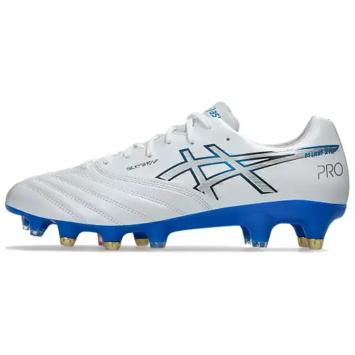 Asics DS LIGHT X FLY PRO 3 Artificial Leather Soccer Shoes Men's White Blue