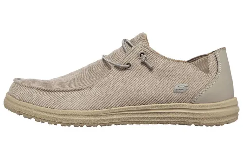 Skechers Relaxed Fit Casual Shoes Men's Low Top Taupe