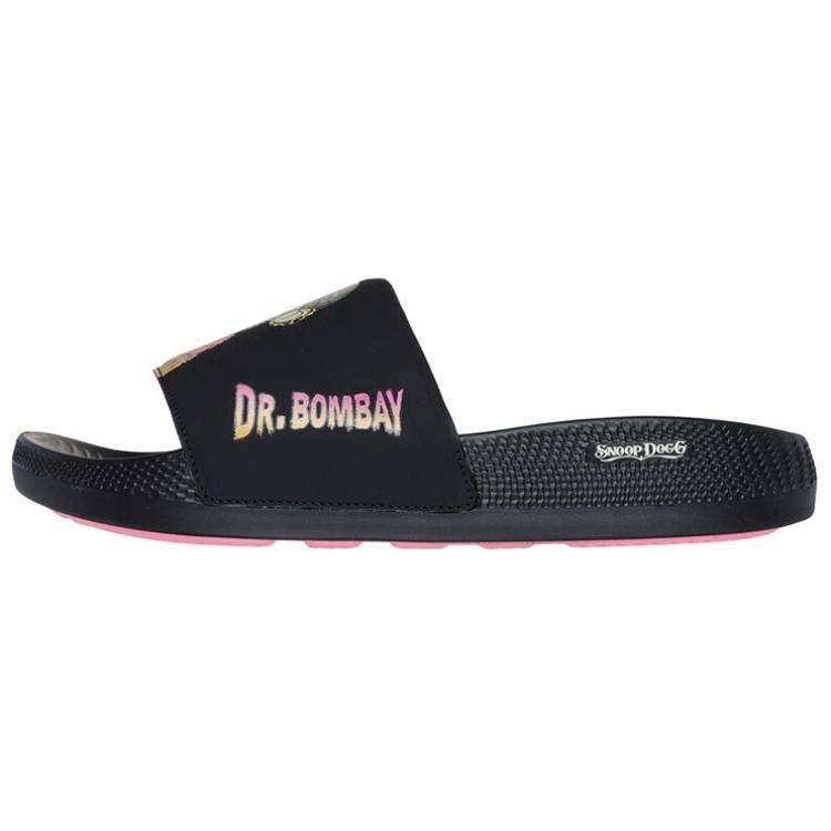 Snoop Dogg x Skechers SNOOP Slide Slippers Men's Black