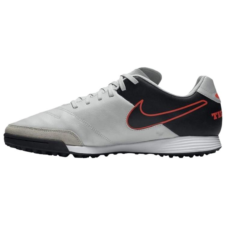Nike Tiempo Genio 2 Artificial Turf Slip Resistant Abrasion Resistant Soccer Shoes Men’s White