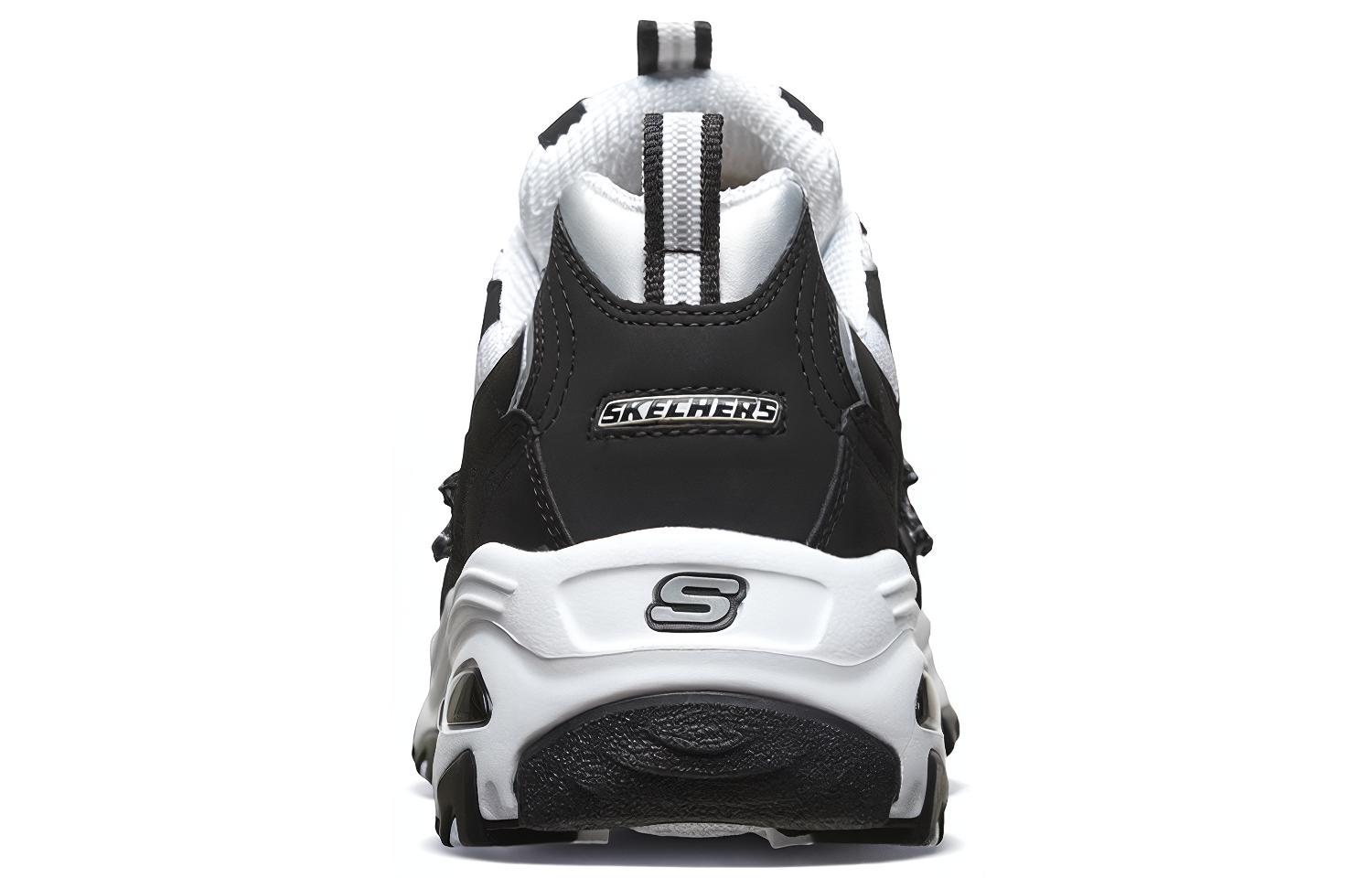Женские кроссовки Skechers D'LITES 1.0 (черные) — Чёрный — фото 4