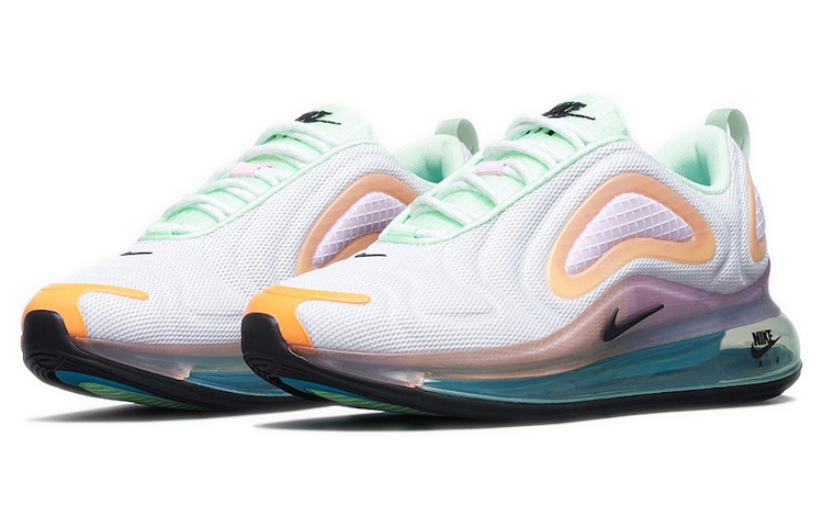 Женские кроссовки Nike Air Max 720 Vibrant Pack (бело-зеленые) — фото 3
