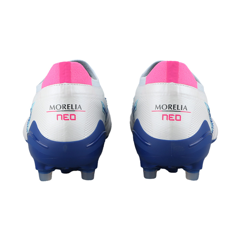 Mizuno Morelia Neo 4 Soccer Shoes Unisex White Blue Pink