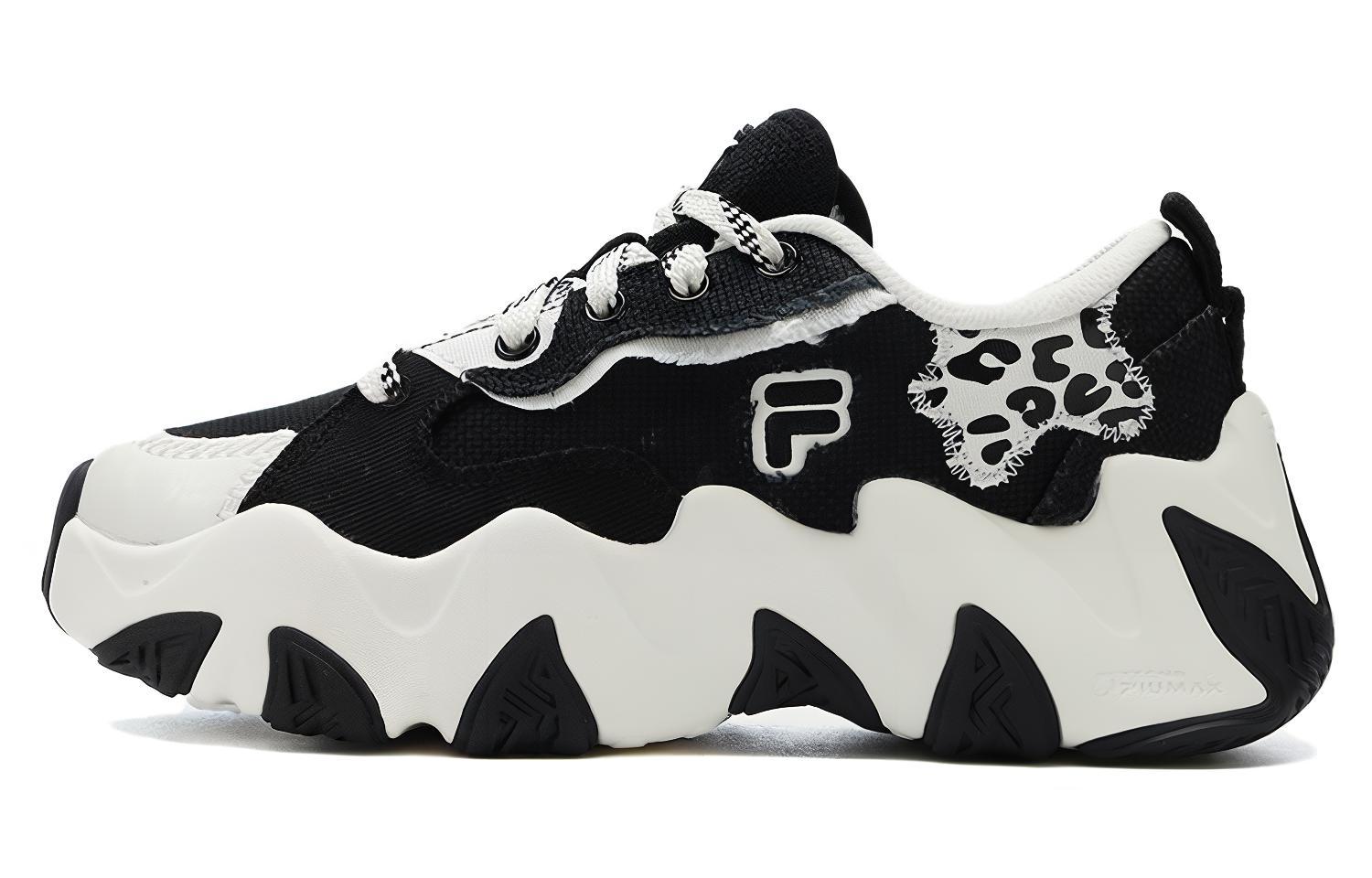 Женские кеды Fila FILA FUSION STARFISH CANVAS Feile (черно-белые)