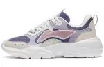Li Ning Flowing Rock Flowing Rock Classic Low top Sports Casual Shoes Women's Beige Purple