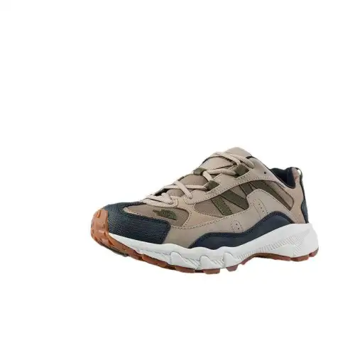 THE NORTH FACE Slip Resistant Abrasion Resistant Mid top Casual Shoes Men's Khaki