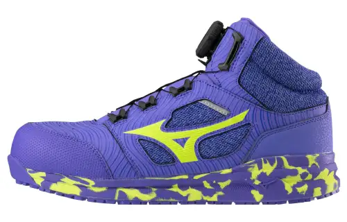 Mizuno Almighty Ls II 73m Boa Cushioning Slip Resistant Abrasion Resistant High top Sports Casual Shoes Purple