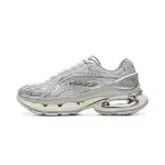 Li Ning Furious Rider BOW Slip Resistant Abrasion Resistant Low top Casual Shoes Men's White Silver
