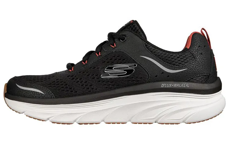 Skechers Relaxed Fit Fabric Low top Casual Shoes Men's Black