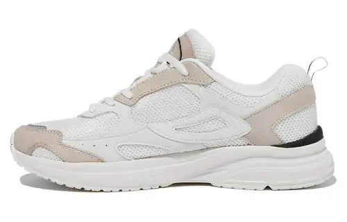 FILA Ray Flight V2 Cushioning Abrasion Resistant Breathable Lightweight Low top Casual Shoes Unisex Pink White