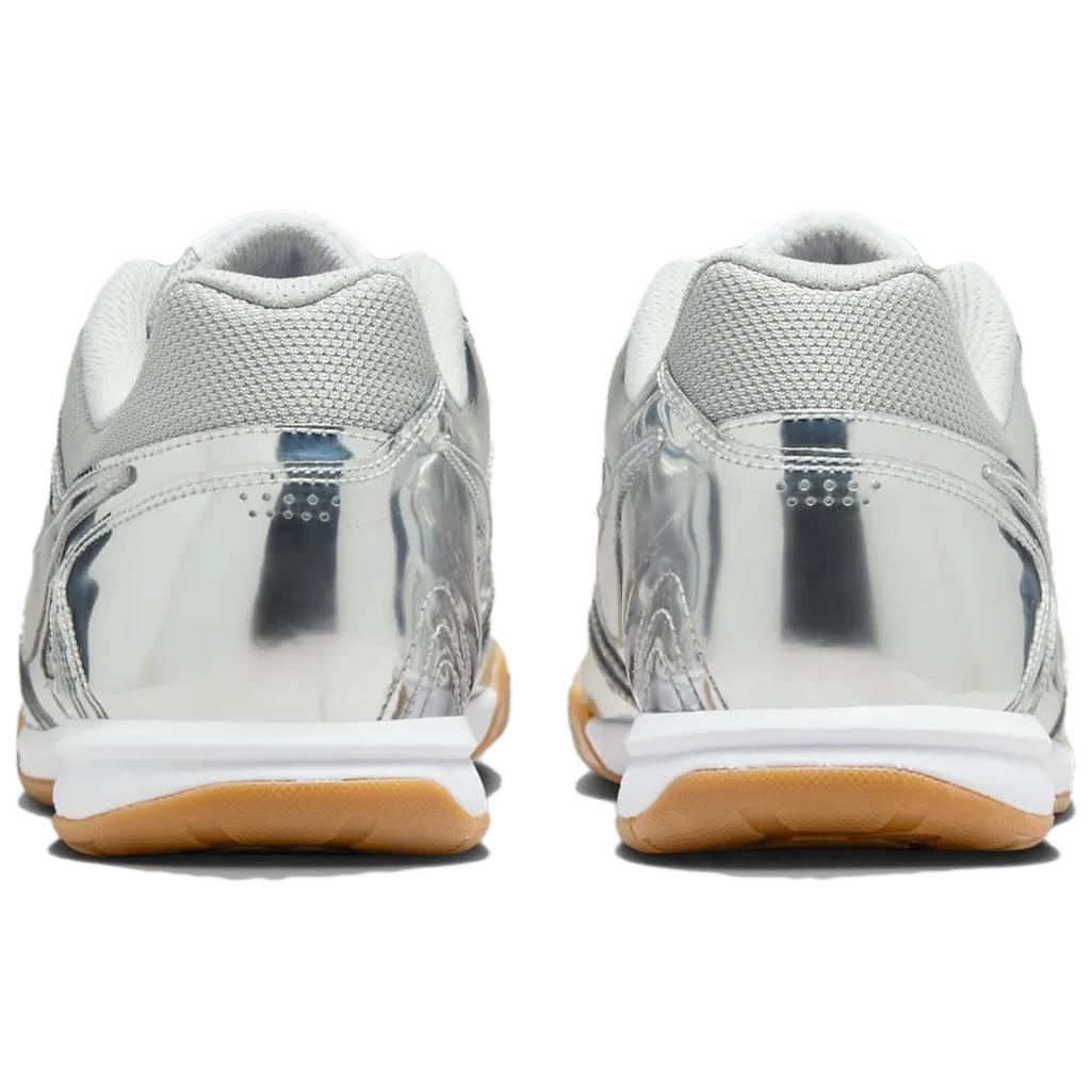 Nike Gato LV8 Metallic Silver White Gum Light Brown
